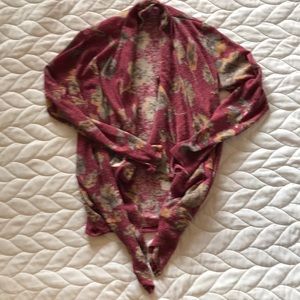 Flowy high/low cardigan